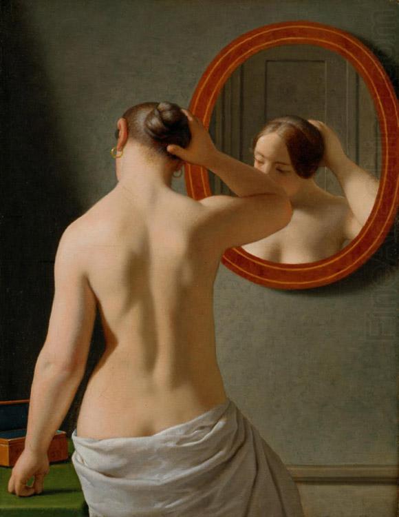 Nude (Morning Toilette) (mk09), Christoffer Wilhelm Eckersberg